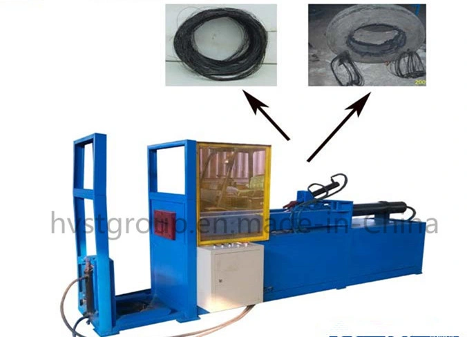 Double Shaft Tire Shredder Machine Automatic Tire Recycling System for Used Tire