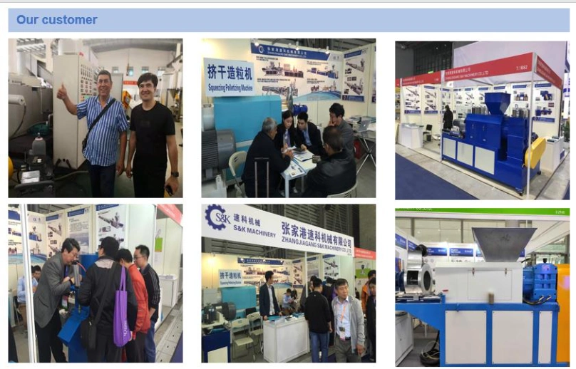 Wasted Used PP HDPE LLDPE Film Scrap PVC Pipe Pet Bottle ABS Car Bump Shredding Crushing Washing Drying Granulating Recycling Pellet Granule Making Machines