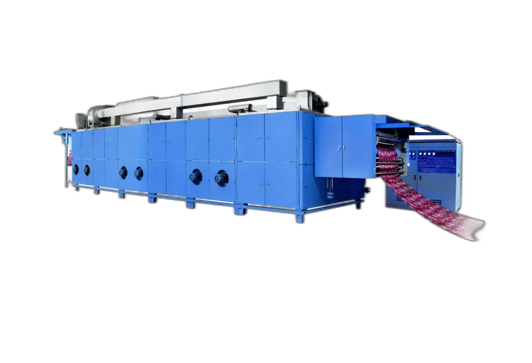 Three-Layer Tensionless Textile Fabric Drying Machine for Knit Fabrics and Woven Fabrics